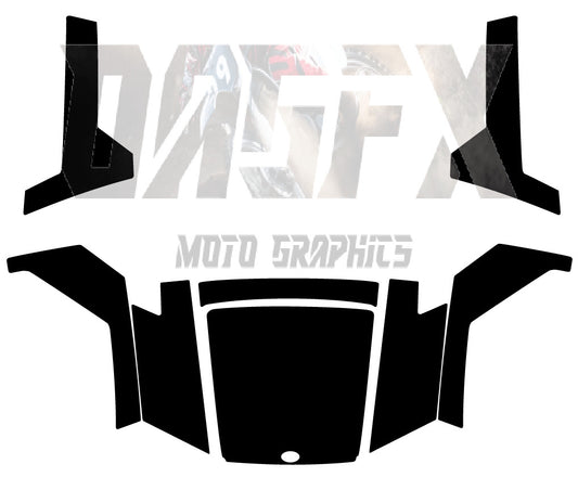 2009+ Polaris RZR 170 Vector  Design Template With Pre-made design