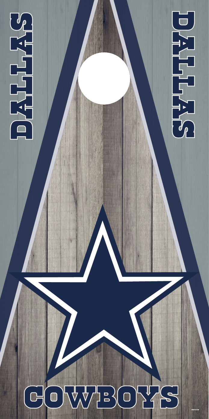 Corn Hole Board Wrap - Dallas Cowboys Set Cornhole