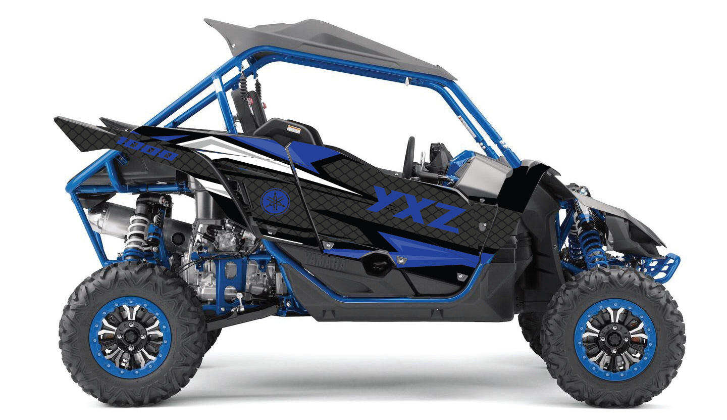 2019 + OAGFX Yamaha YXZ 1000 Graphics Kit D36-1 Blue