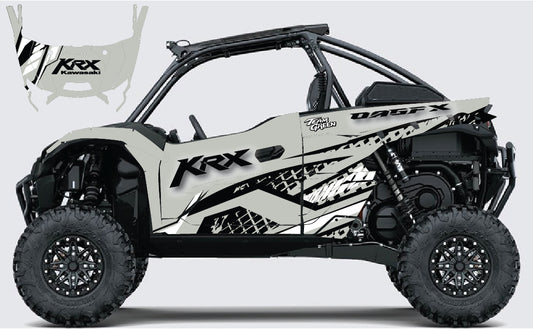 2019 - 2023 Kawasaki Teryx KRX 1000 Graphic Kit - Pro Edition D52-5 Grey