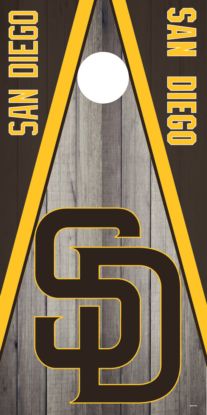 Corn Hole Board Wrap - San Diego Padres Cornhole D2