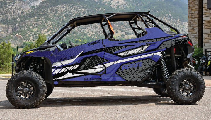 2020 - 2024 Polaris RZR Pro XP 4 Graphics Kit D52-3 Blue