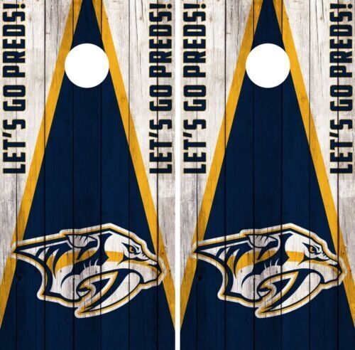 Corn Hole Board Wrap - Nashville Predators Cornhole