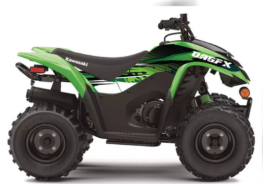 2007 - 2022 Kawasaki KFX 50 90 Graphic Kit -  D35-1 Green