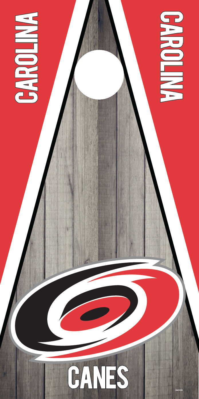 Corn Hole Board Wrap - Carolina Hurricanes Cornhole Skin