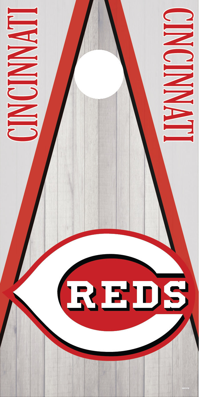 Corn Hole Board Wrap - Cincinnati Reds Cornhole D3