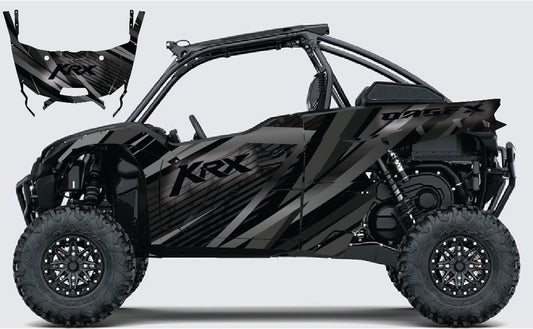 2019 - 2023 Kawasaki Teryx KRX 1000 Graphic Kit  Pro Edition D62-1 Black Stealth