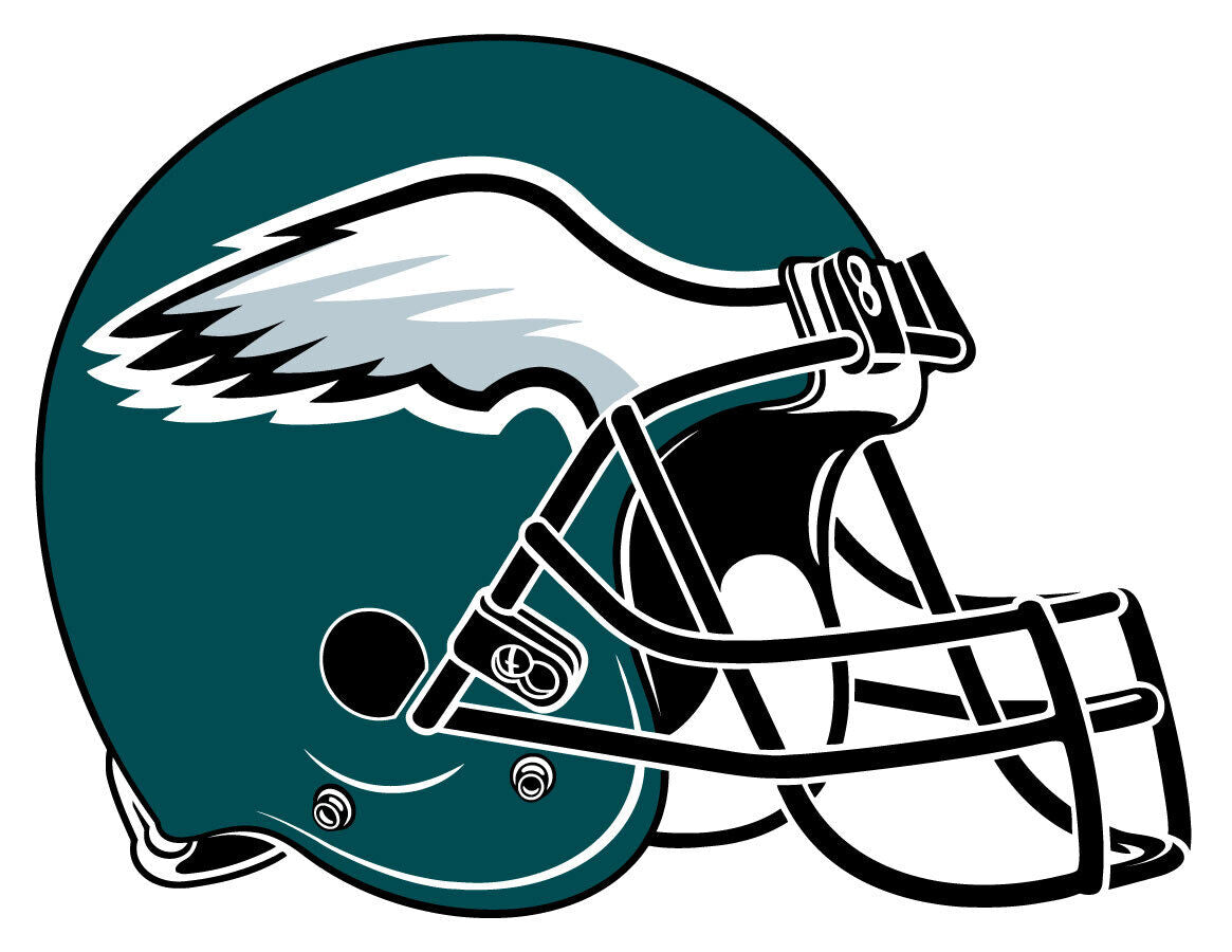 Philadelphia Eagles Helmet Decal  ~ Vinyl Car Sticker - Wall, Cornholes Graphics