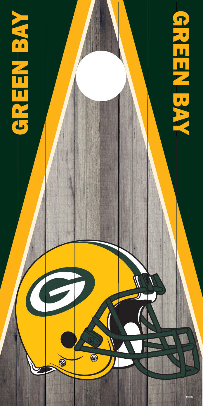 Corn Hole Board Wrap - Green Bay Packers Cornhole D2