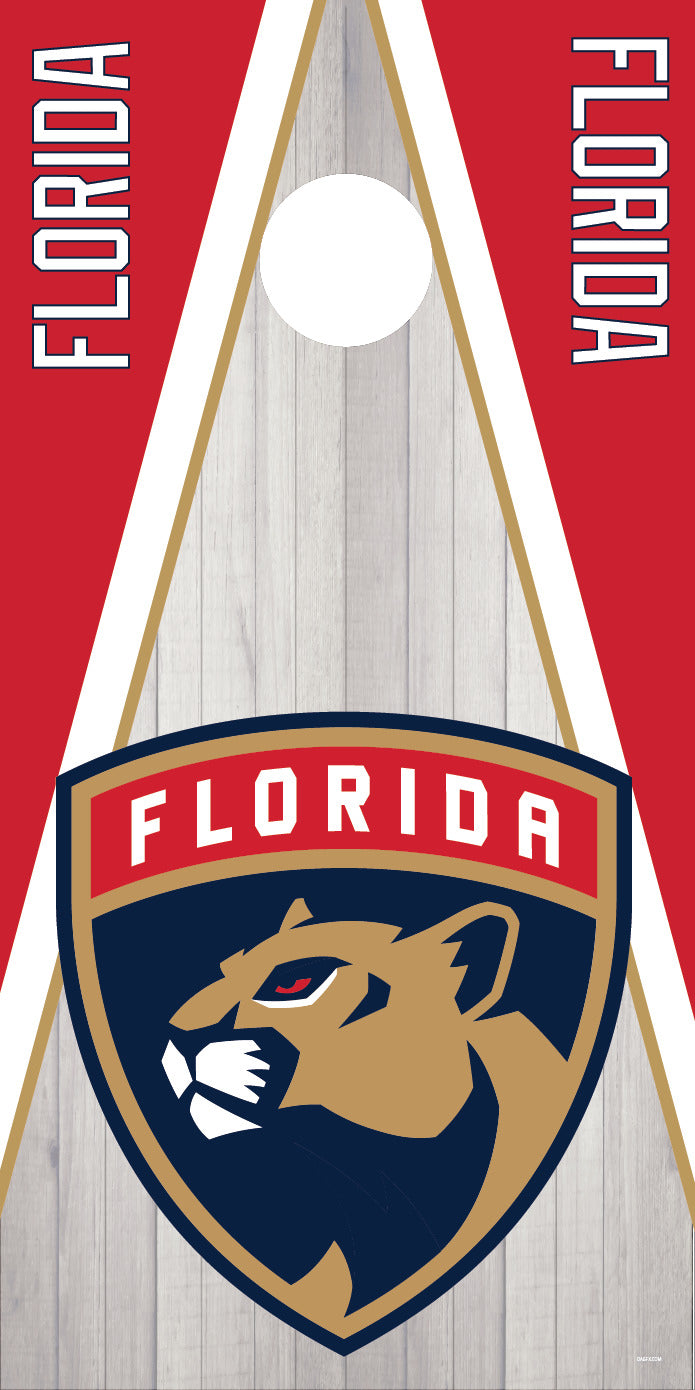 Corn Hole Board Wrap - Florida Panthers Set Cornhole Skin