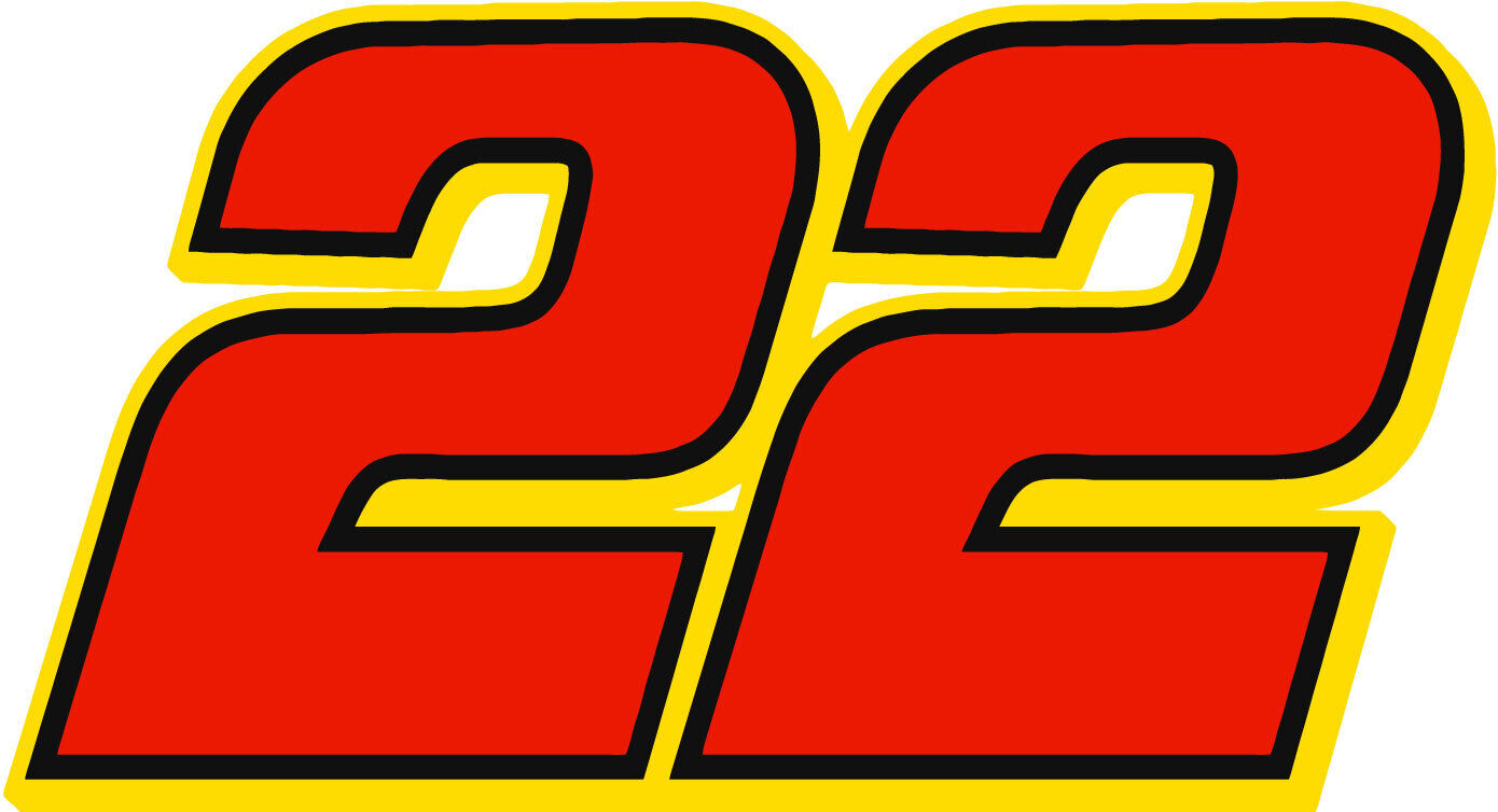 NASCAR #22 Joey Logano  Decal  ~  Vinyl Car Wall Sticker