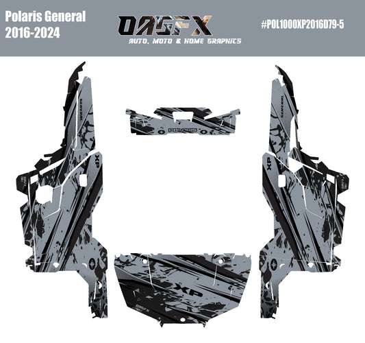 2016 - 2024 Polaris General XP 1000 Graphics Kit D79-5