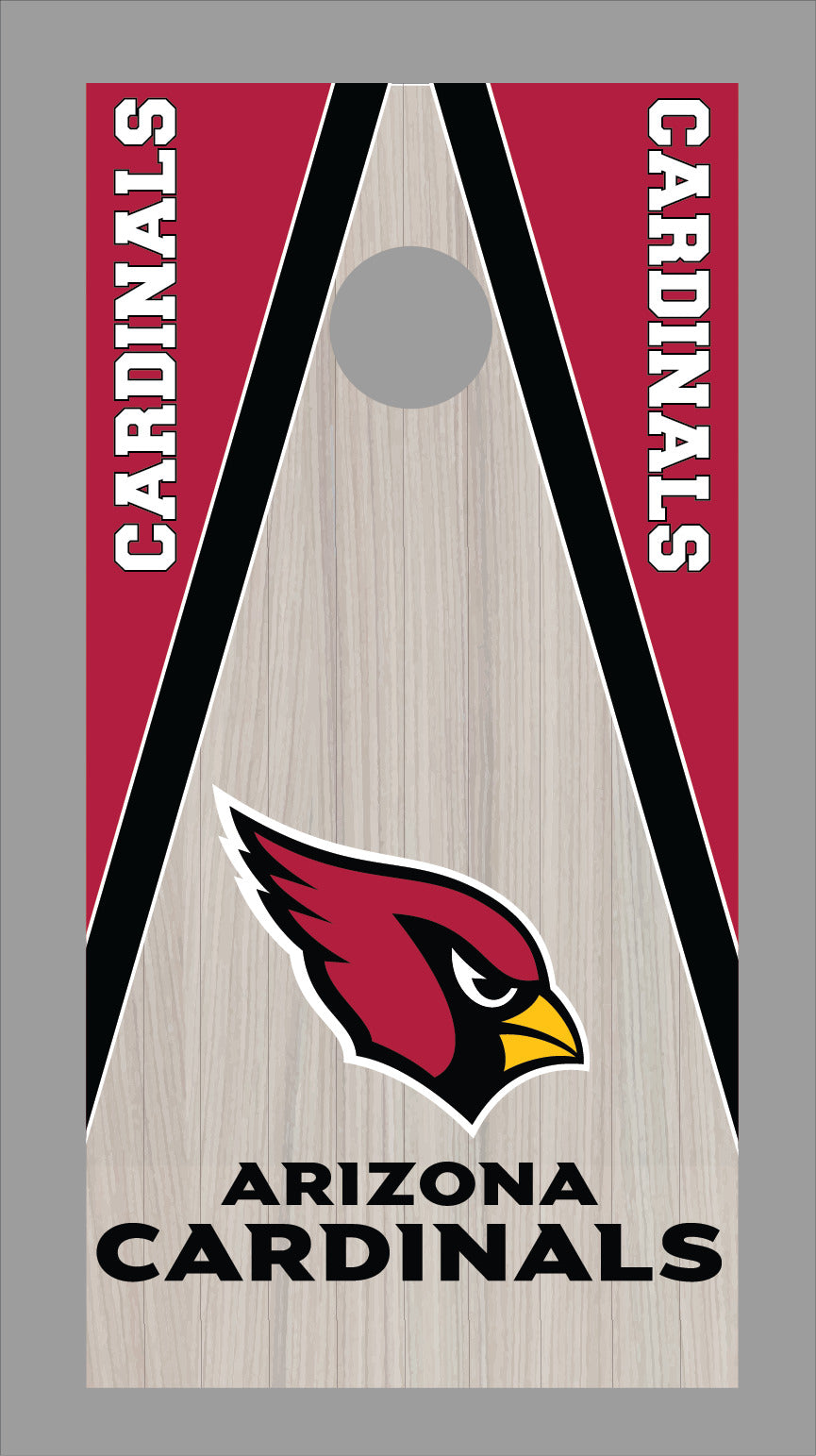 Corn Hole Board Wrap - Arizona Cardinals D2 Cornhole