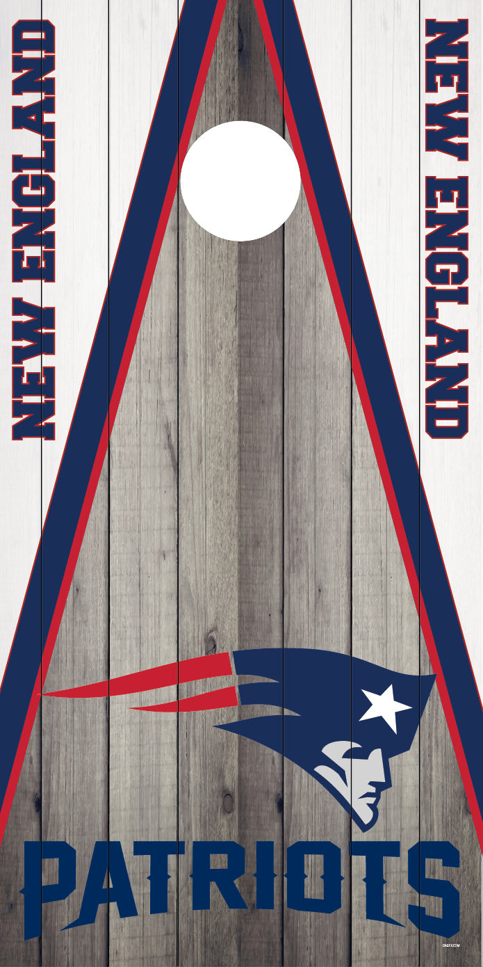 Corn Hole Board Wrap Skin - New England Patriots Cornhole