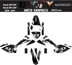 2008-2014 Honda CRF 150F 230F Graphics Kit - Pro Ed D33-3 Stealth
