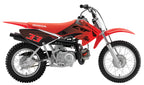 2003-2013 Honda CRF70 Graphics Kit - Pro Ed D0F-1 CRF 70 Fade