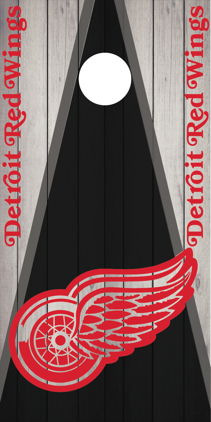 Corn Hole Board Wrap - Detroit Redwings Cornhole
