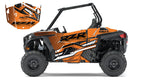 2014 + Polaris RZR 900 OAGFX Graphics Kit D52-2 Orange
