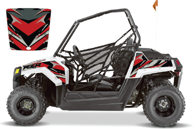 2009 - 2018 Polaris RZR 170 UTV Graphics Kit D39-2 Red