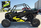 2019 - 2023 Polaris RZR XP 1000 Graphics Kit D36-2 Yellow OAGFX
