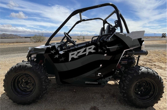 2021-2025 Polaris RZR 200 EFI UTV Graphics Kit D69-1 USA Stealth