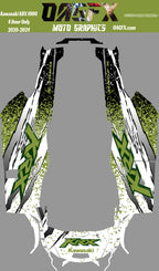 2020 - 2024 Kawasaki Teryx KRX 4 Door 1000 Graphic Kit - Pro Edition D66-2 Green