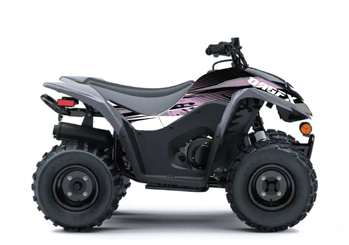 2007 - 2022 Kawasaki KFX 50 90 Graphic Kit -  D35-5 Pink