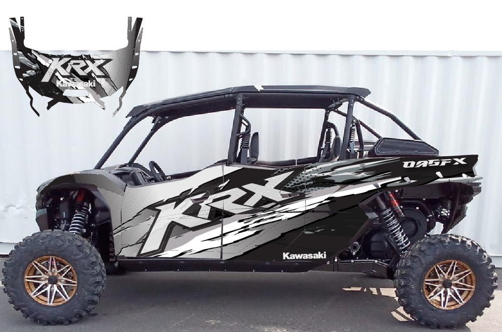 2020 - 2024 Kawasaki Teryx KRX 4 Door 1000 Graphic Kit-Pro Edition D53-4 Stealth