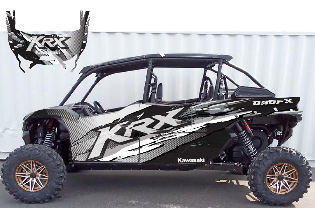 2020 - 2024 Kawasaki Teryx KRX 4 Door 1000 Graphic Kit-Pro Edition D53-4 Stealth
