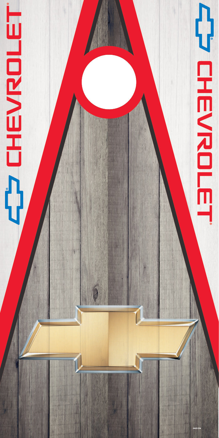 Corn Hole Board Wrap - Chevy Chevrolet Set Cornhole