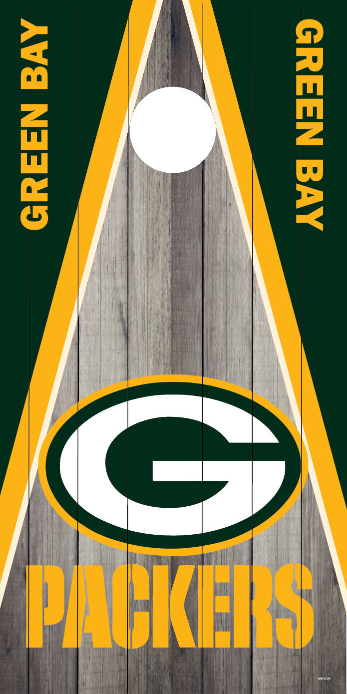 Corn Hole Board Wrap - Green Bay Packers Cornhole