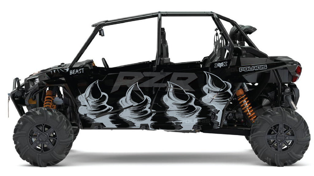 2019 - 2022 Polaris RZR Turbo S Velocity 4 Door  Graphics Kit DB-1 Beast