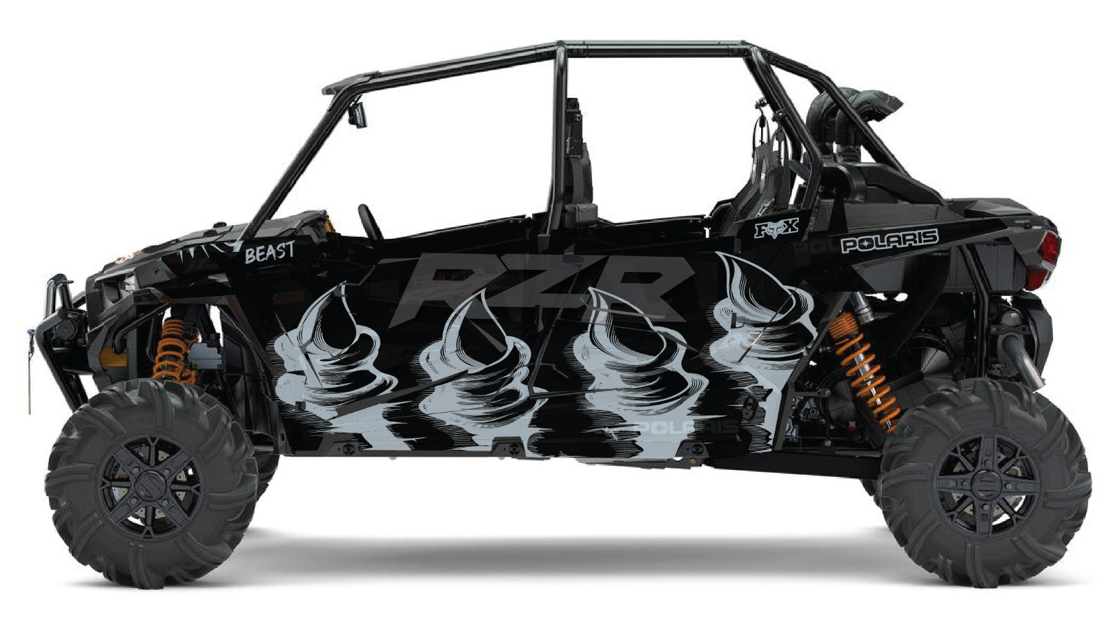 2019 - 2022 Polaris RZR Turbo S Velocity 4 Door  Graphics Kit DB-1 Beast