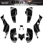 2005-2007 Honda TRX 400 EX Graphics Kit - Pro Ed D69-3 USA Stealth