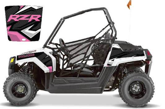 2009 - 2018 Polaris RZR 170 UTV Graphics Kit D36-2 Pink