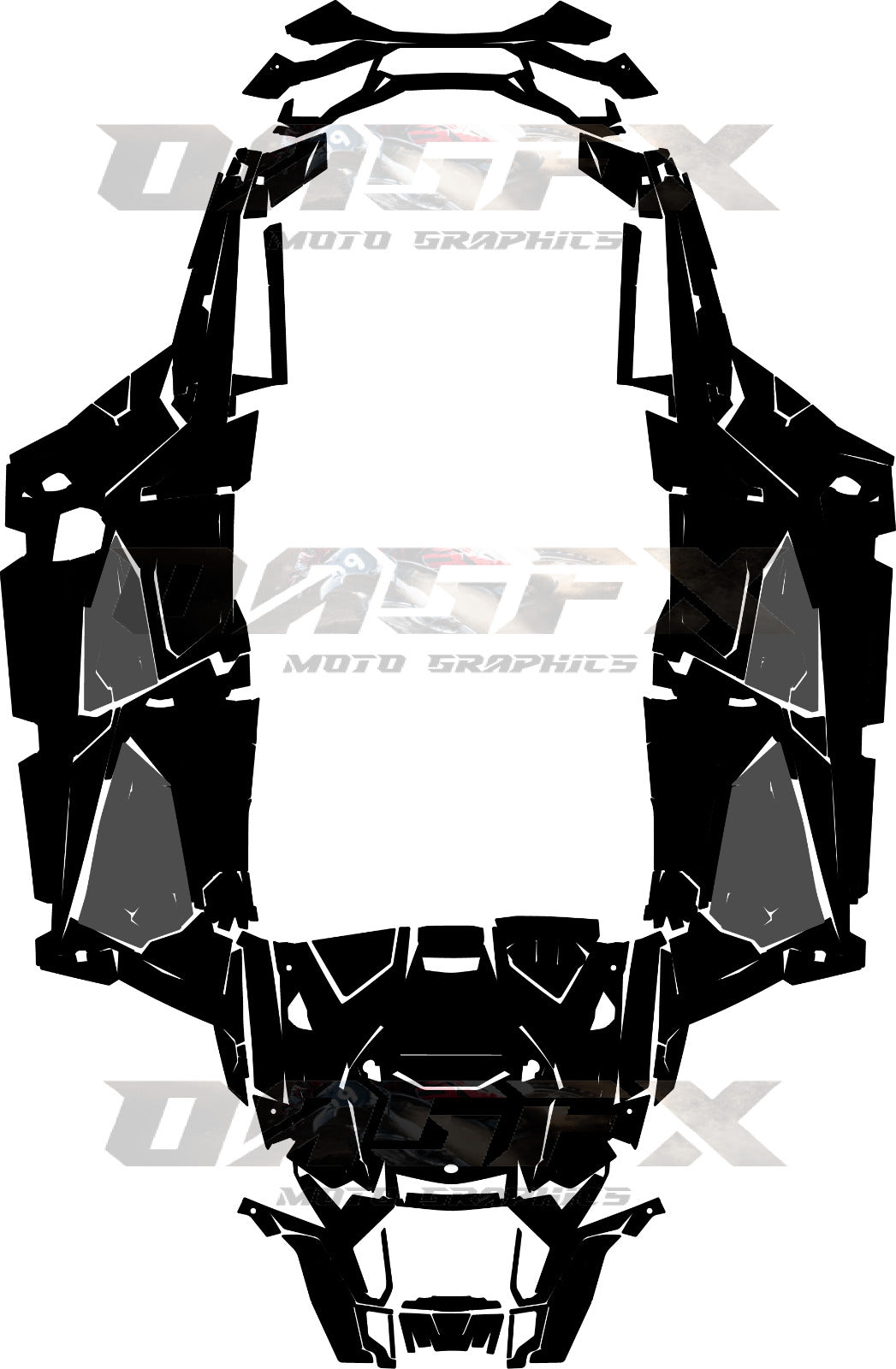 2019-2022 Polaris RZR Turbo S Velocity Vector Template With Pre-made design