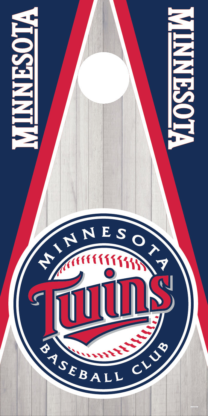 Corn Hole Board Wrap - Minnesota Twins Cornhole D4