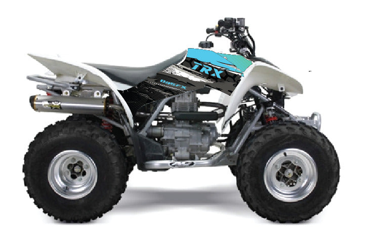 2006-2018 Honda TRX 250 EX Graphics Kit - Pro Ed D49-3 Teal Fade