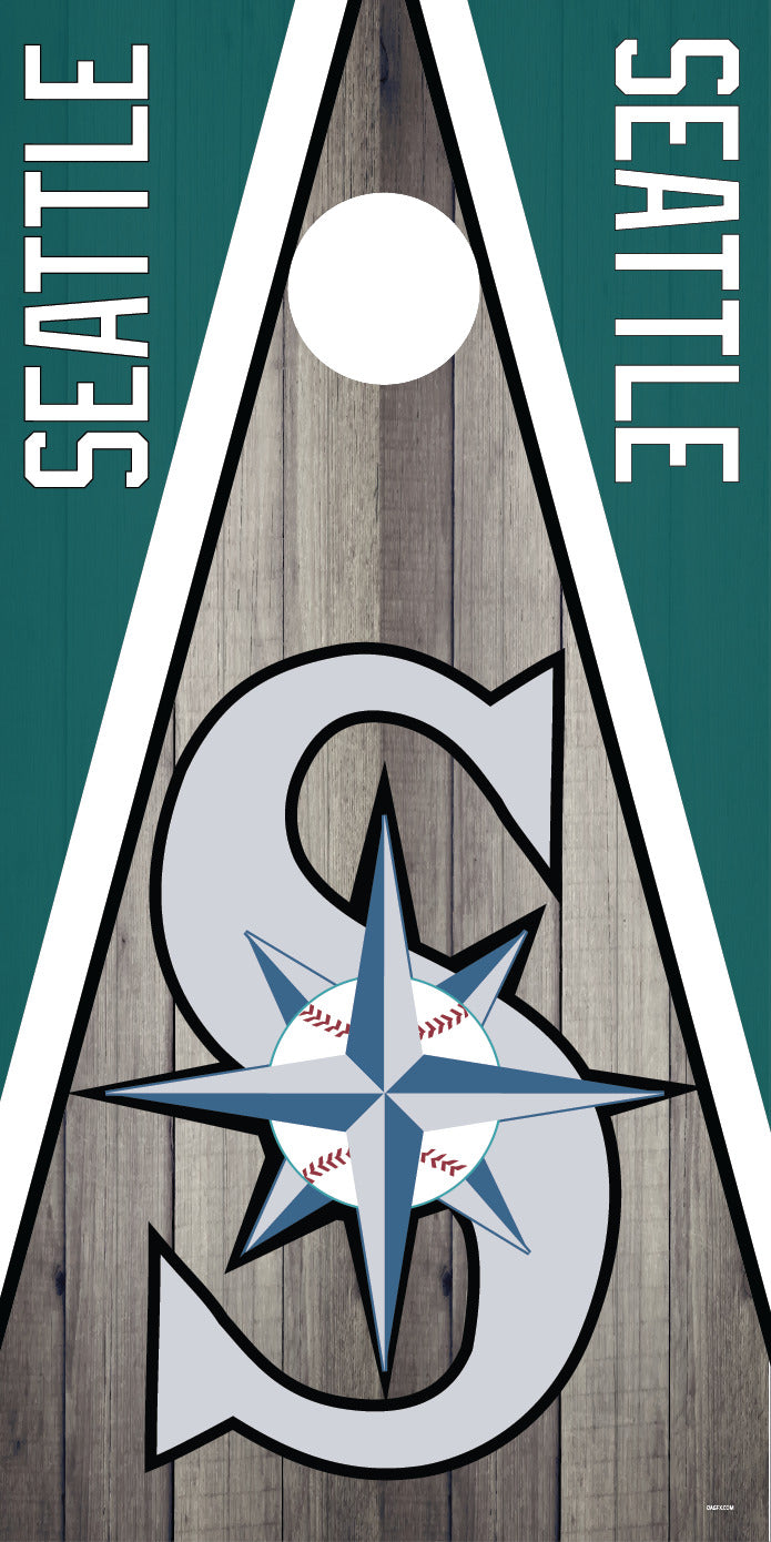 Corn Hole Board Wrap - Seattle Mariners Cornhole D2