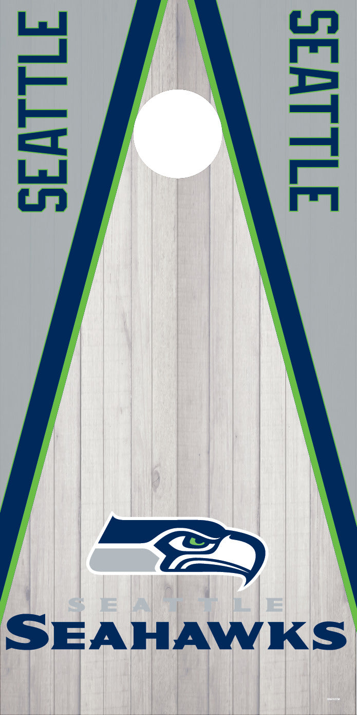 Corn Hole Board Wrap Skin - Seattle Seahawks Cornhole D2