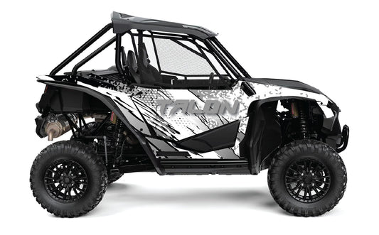 2019-2022 Honda Talon 1000R 1000X 2 Door Graphics Kit - Pro Ed D66-1 Grey