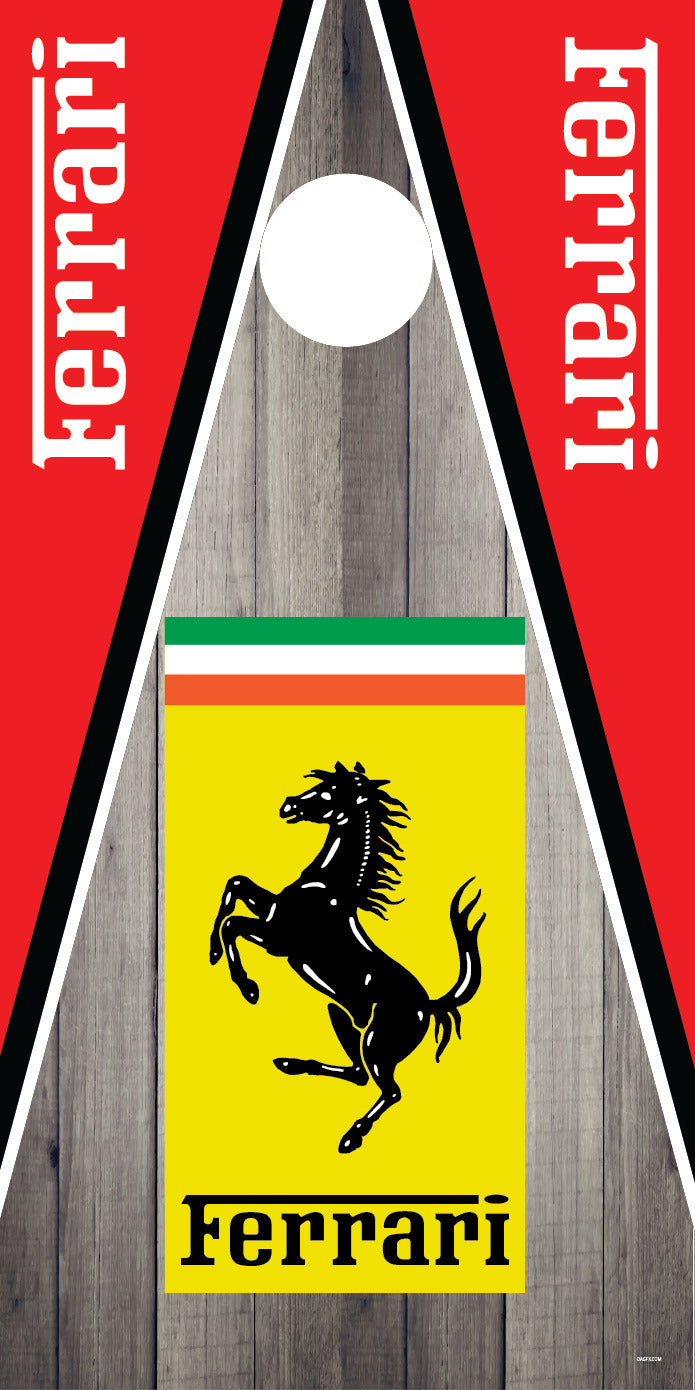 Corn Hole Board Wrap - Ferrari D2 Set Cornhole