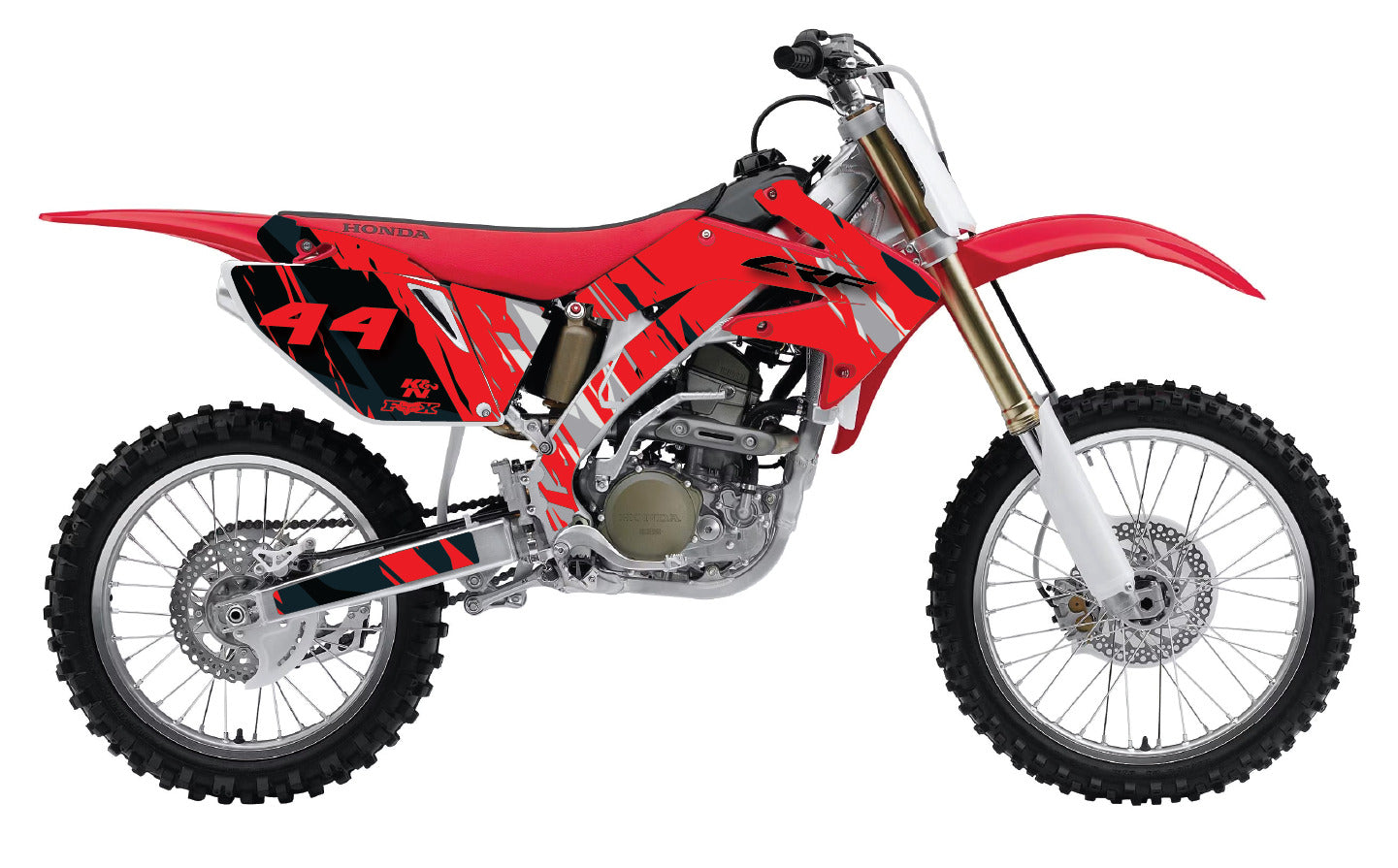 2004-2009 Honda CRF250R Graphics Kit - Pro Ed D48-1 CRF 250