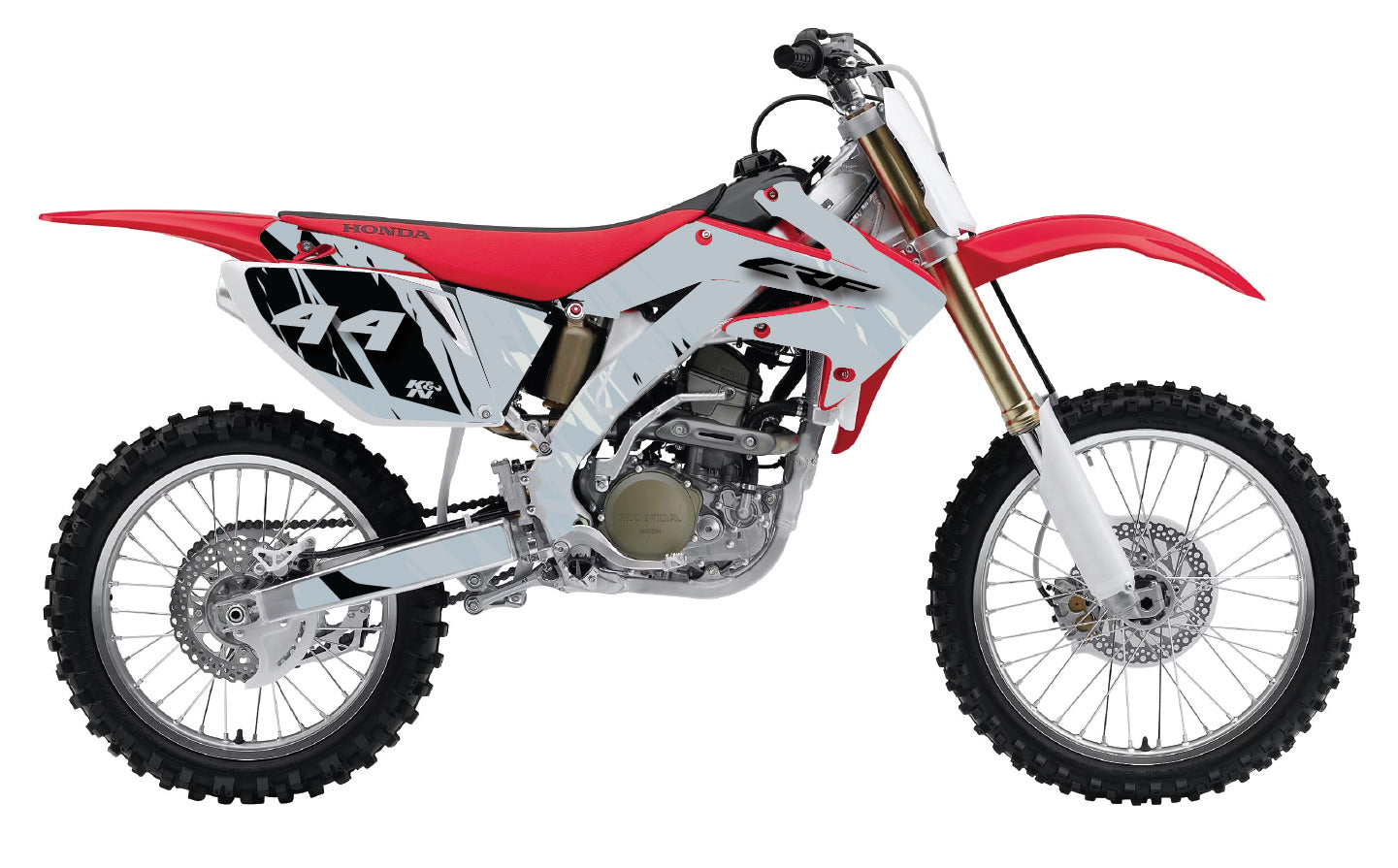 2004-2009 Honda CRF250R Graphics Kit - Pro Ed D48-2 CRF 250