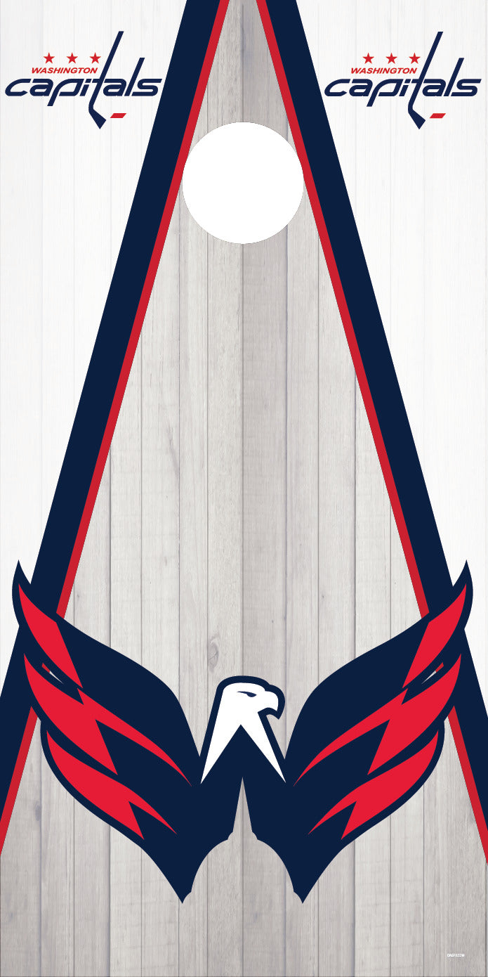 Corn Hole Board Wrap - Washington Capitals Set Cornhole Skins