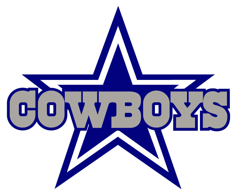 Dallas Cowboys Decal  ~ Vinyl Car Sticker - Wall, Cornholes Graphics