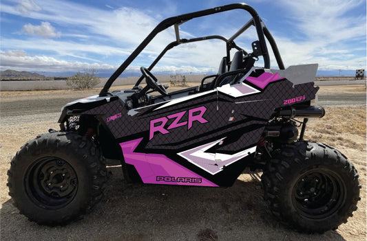 2021-2025 Polaris RZR 200 EFI UTV Graphics Kit D36-2