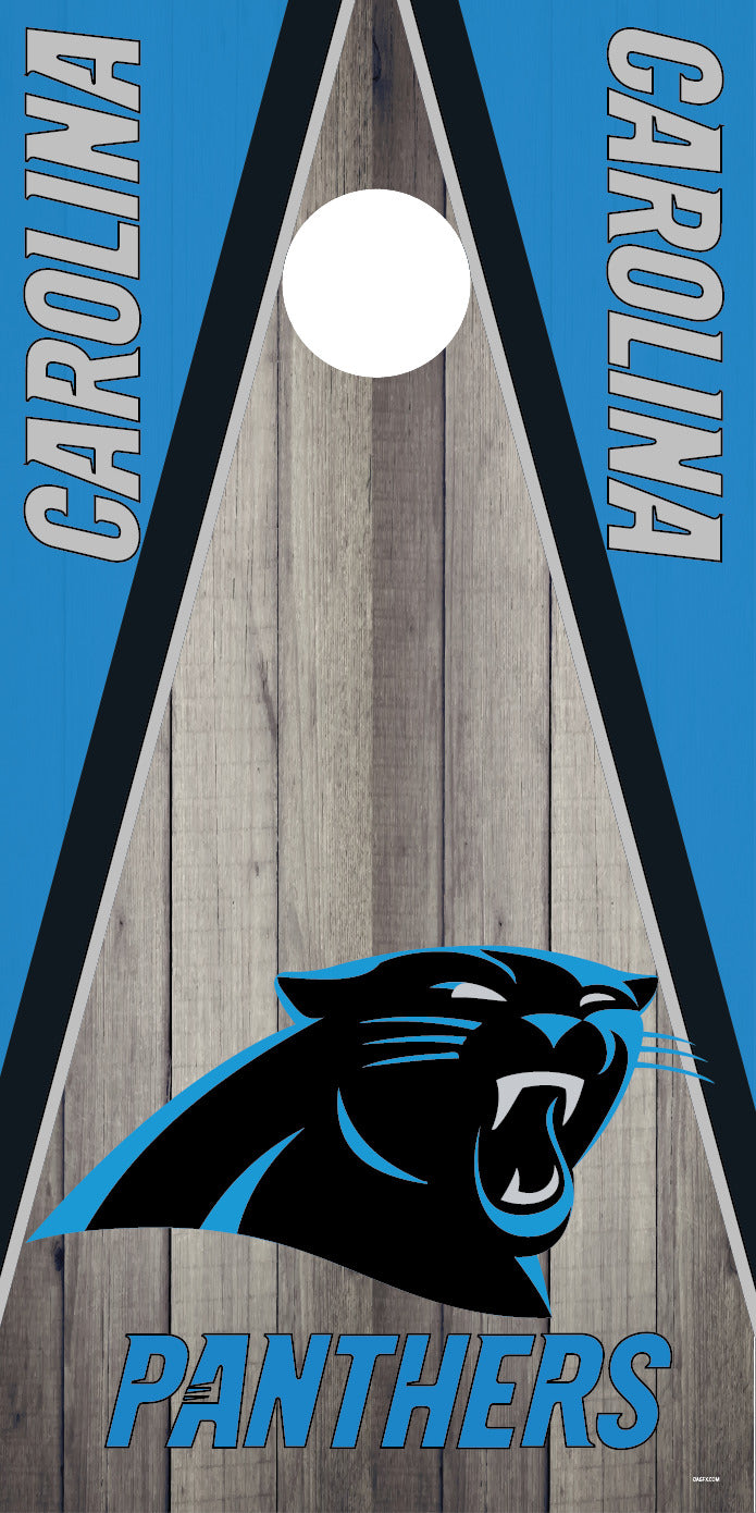 Corn Hole Board Wrap - Carolina Panthers Cornhole D2