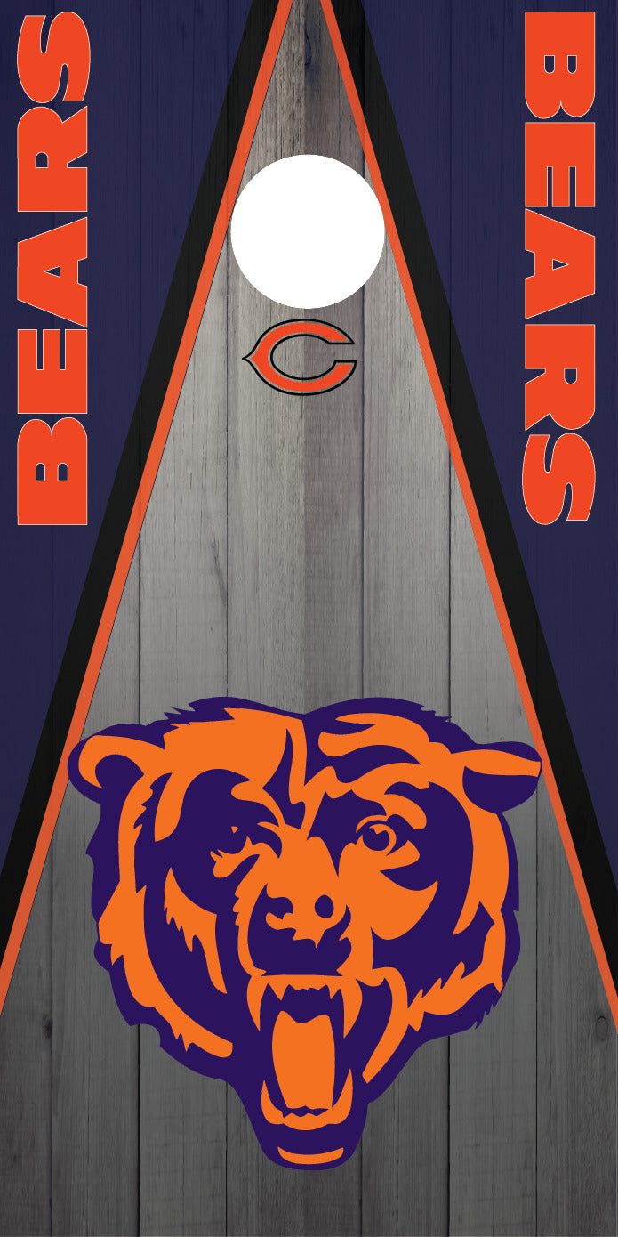 Corn Hole Board Wrap - Chicago Bears Set Cornhole