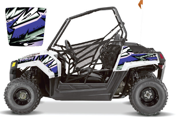 2009 - 2018 Polaris RZR 170 UTV Graphics Kit D37-5 Blue